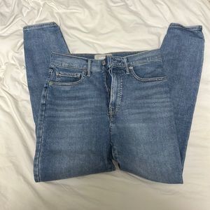 Everlane High Waisted Skinny Jeans